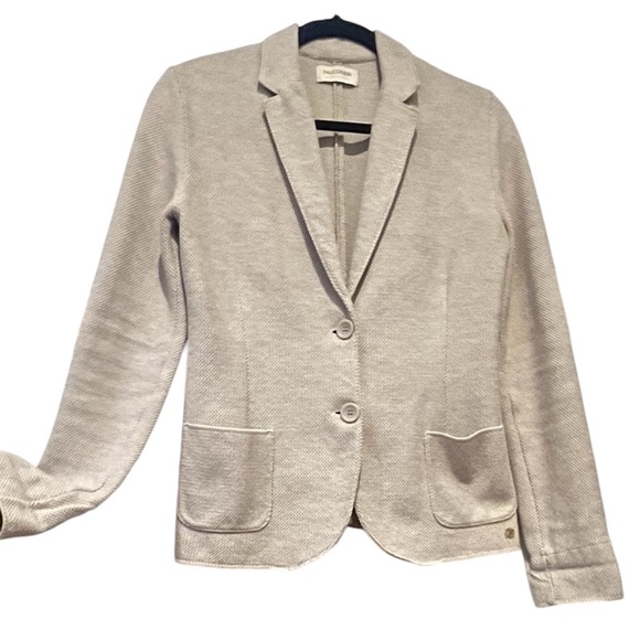 Falconeri Women’s COTTON Blazer Jacket Beige Neutral 2 Button Unlined  Cuffs - Picture 3 of 11